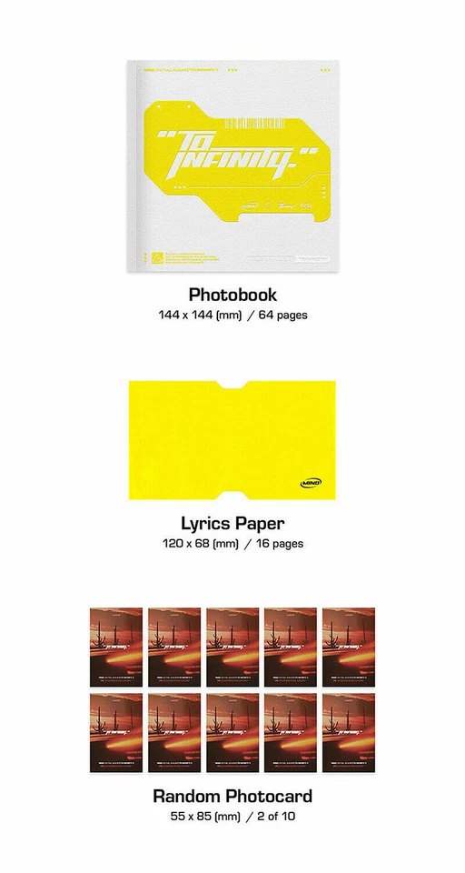SONG MINO [TO INFINITY] 3rd FULL ALBUM VER.1 CD+Foto Buch+2 Karte+etc+Pre-Order - Bild 4 von 4