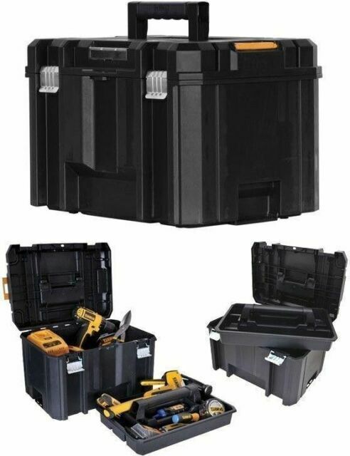 Dewalt DWST1-71195 TSTAK VI Deep Tool Storage Case Heavy Duty 23L + Tote Tray