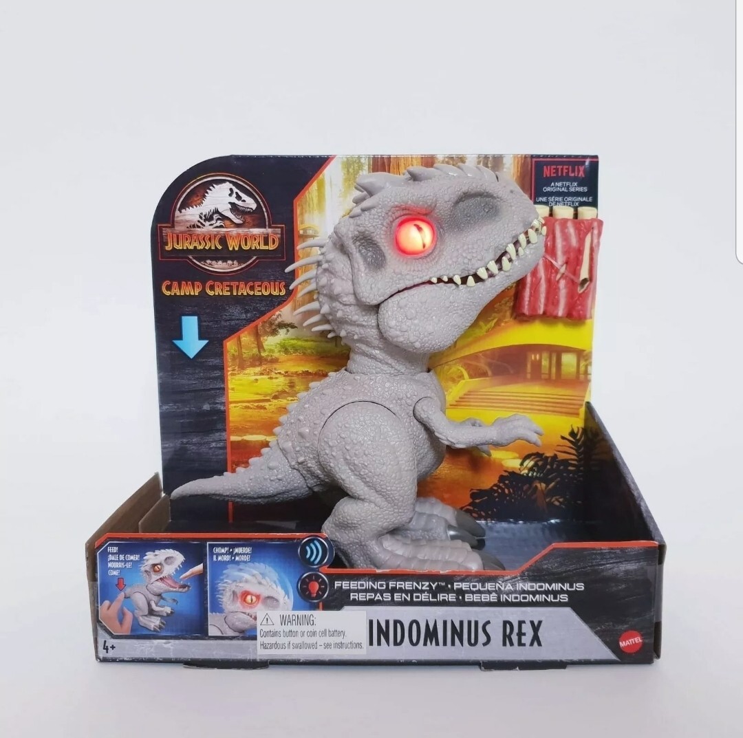 JURASSIC WORLD Indominus Rex Colossal Dino Feeding Frenzy Lights
