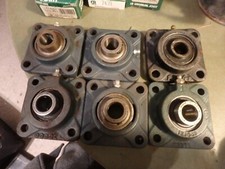 2w-bundle of 6 bolt flange mount bearings- 2 dodge 124060, NBR rest MM
