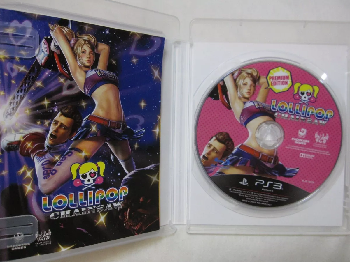 USED PS3 LOLLIPOP CHAINSAW PREMIUM EDITION + DS NinoKuni 2 Set Japanese  Version 