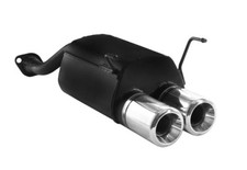 Sportauspuff für Honda Civic 7 2002-2006 EP1 EP2 Doppelendrohr 2x100mm