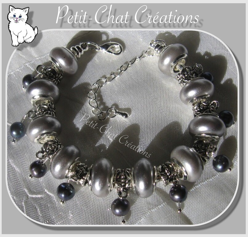 Bracelet Chaine Serpent 20cm + 5cm Extension - Métal Argenté Avec Mousqueton - Lot *G4