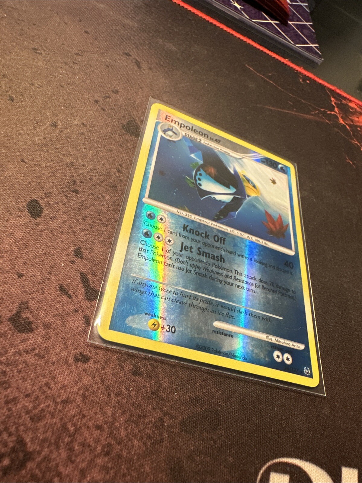 1x Empoleon - 26/127 - Rare - Reverse Holo Lightly Played Pokemon Platinum