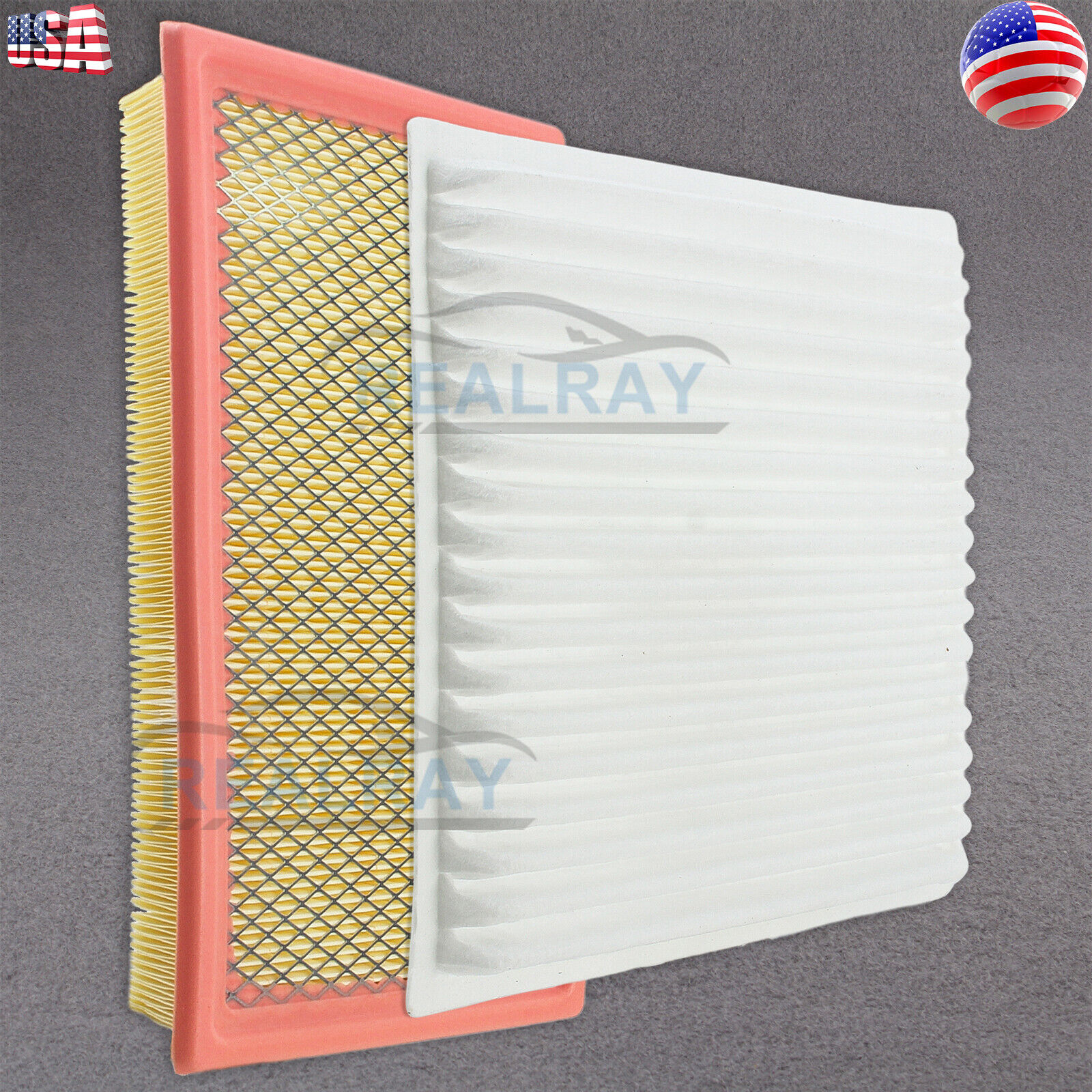 Engine & Cabin Air Filter Combo for Ford Edge Lincoln MKX Mazda CX-9 2007-2014