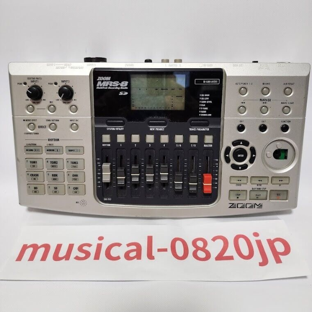 リズミエット Zoom MRS-8 MultiTrak Digital Recording Studio 8Track Recorder | eBay