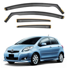 ISPEED Wind Deflectors for Toyota Yaris MK2 2005-2011 5-Door Hatchback 4pc Set