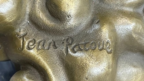 Art Nouveau Euro Nude Bronze Devil Satan Demon Satyr Sculpture Hot Cast Figurine - Picture 10 of 10