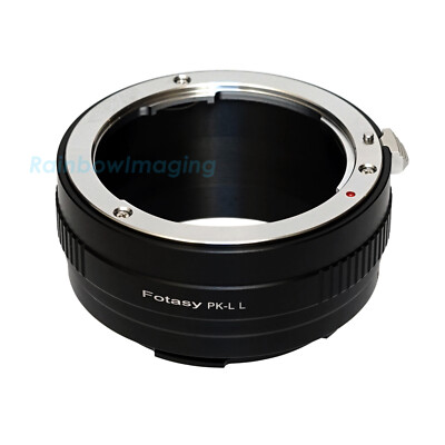 Fotasy Pentax PK K Lens to Leica L Mount Adapter for TL2 TL CL SL SL2 SL2-S