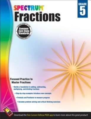 Spectrum Fractions, Grade 5 by Spectrum: Used