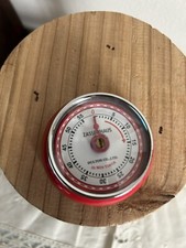 Dulton Red Magnetic Kitchen Timer - Vintage S...