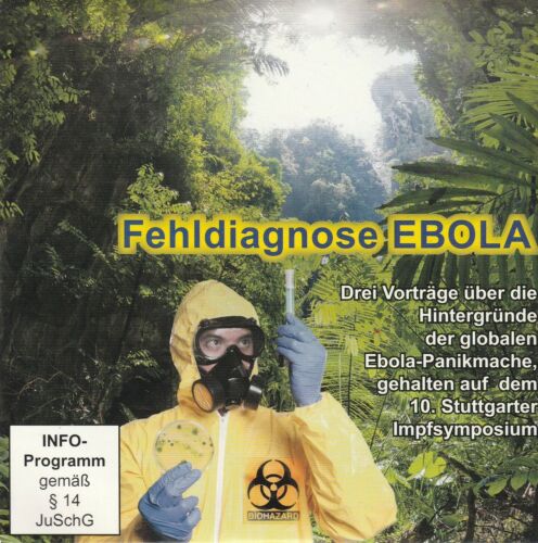 FEHLDIAGNOSE EBOLA - Hans U.P. Tolzin & Dr. Johann Loibner DVD - NEU - Photo 1/1