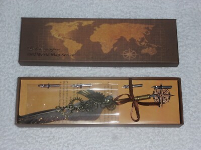 Neu Dolin Youpin 1502 Weltkarte Serie Federkiel & Federn tolles Weihnachtsstrumpf Geschenk