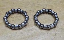 2 (Two) x Bicycle Crank American Std BALL BEARING RETAINER 5/16" x 10 BALL