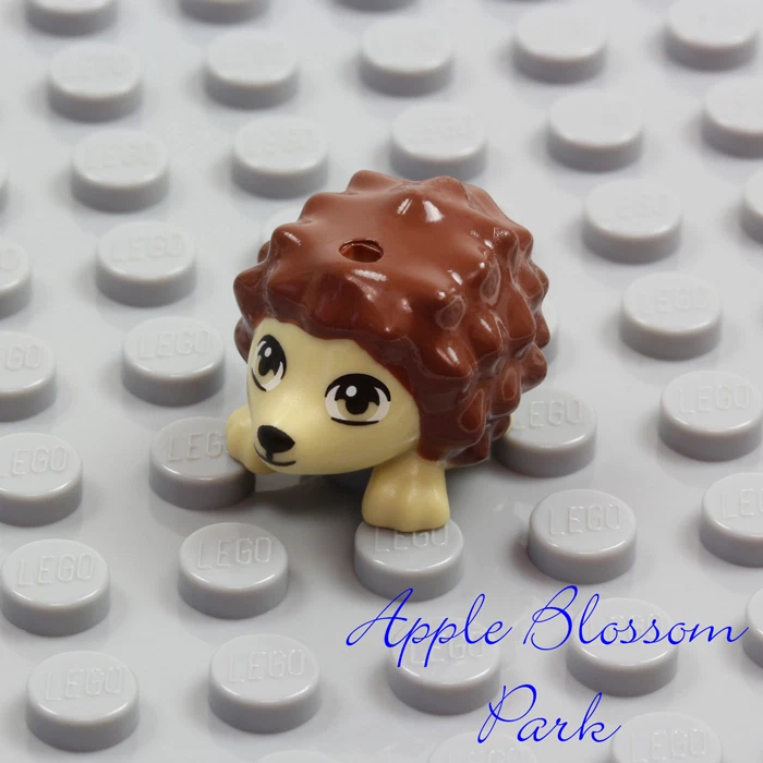NUEVO Lego Minifigura ERIZO Niña Amiga Mascota Animal Marrón Rojizo Bronceado Estatua Figura Foto 2 de 2