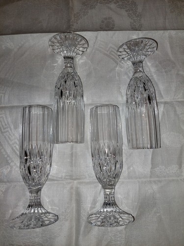 Soliflor Vase in 24% Bleikristall aus den 1980er Jahren. Ähnlich Park Lane - Bild 3 von 10