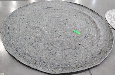 TURQUOISE 8' X 8' RD Broken Thread Rug, Reduced Price 1172758597 BRD901K-8R
