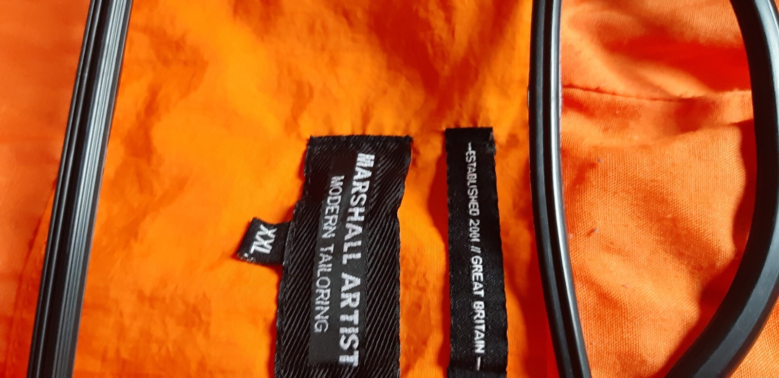 marshall artist jacket Hooded Overshirt Jacket Orange Xxl eBay