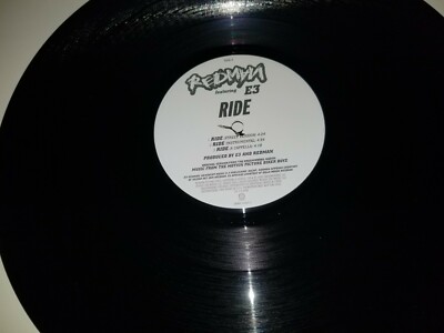 REDMAN FT. E3 - RIDE - 14025 PROMO - VINYL LP 