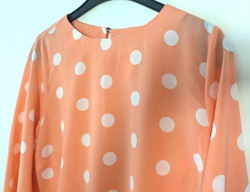 Designer Bluse m. Polka Dots, 3/4 Arm, HSE, THOM by Thomas Rath, GR 36 NEUWERTIG - Bild 2 von 10