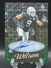 Tyree Wilson 2025 Panini Luminance Auto Green /25 Raiders #37