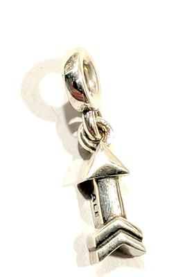 Authentic Pandora Charm, ME Mini My Arrow Dangle, #798383, Silver