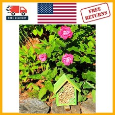 Compact Bee Hotel for Solitary Bees - Increase Pollination Naturally - 2.12 lbs