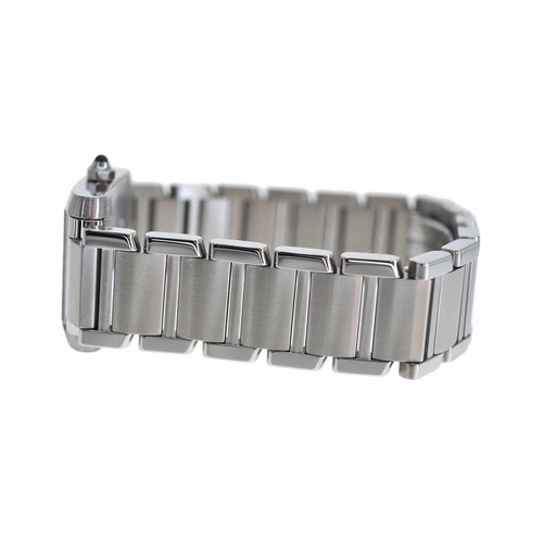Cartier Tank Francaise W51008Q3 20mm Quarz weiß Damenuhr - Bild 4 von 12