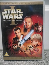 Signed Lindsay Duncan Steve Spiers Star Wars: Ep I Phantom Menace DVD Dedicated