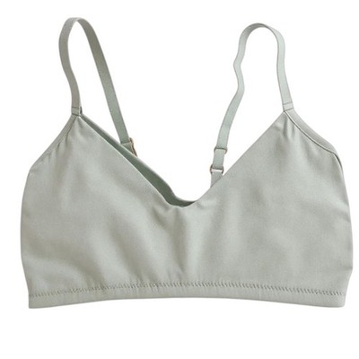 New COMMANDO Butter Super Soft Comfy Bralette Size L LARGE Bra in Jade $68 