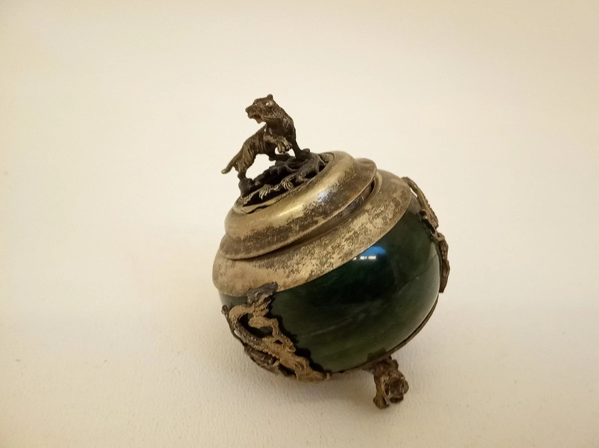 古董原始玉石古董中国香炉| eBay