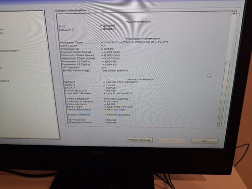 DELL Optiplex 7450 i5 7500 - 16GB RAM - 256GB SSD Micron - Bild 24 von 24