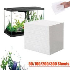 50-300x Aquarium Water Polishing Pads Aquarium Cleaning Water Clarifying Sheets