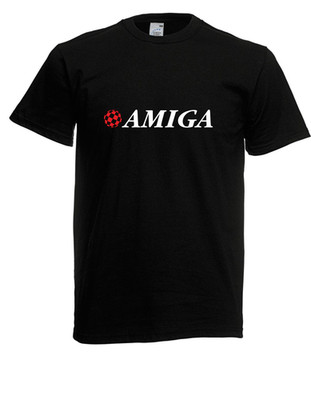 Herren T-Shirt l Commodore Amiga & Amiga Logo Ball