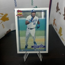 1991 Topps - Bo Jackson #600 Kansas City Royals NM-MINT