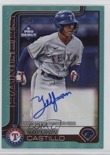 2025 Topps Pro Debut Aqua Foil Auto 23/75 Yolfran Castillo #PD-51 Auto 8d2