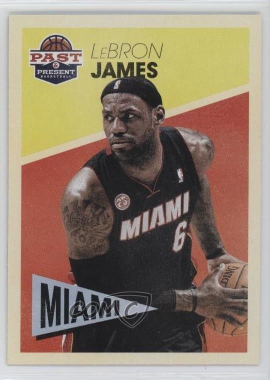 2012-13 Panini Past & Present Variation LeBron James #7 03df