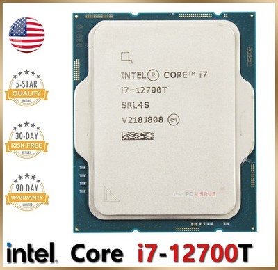 12th Gen Intel Core i7-12700T CPU 4.6GHz 12-Core LGA1700 Desktop Processor SRL4S