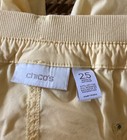 Chico's Women's Yellow Capri Pants Elastic Waist, Size 2.5 — photo 3