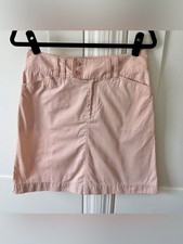 Gap Y2K 2004 Cotton Utility A-Line Mini Skirt Pink Sz 4