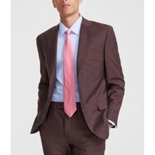 B By Brooks Brothers Men's Brown Size 40R Classic-Fit Wool Blend Suit Separates