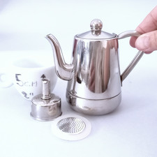 Caffettiera 1 Stella collection Arianna moka  acciaio VINTAGE coffee pot inox