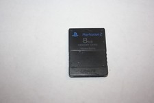 Official Genuine OEM Sony PlayStation 2 PS2 Memory Card Black 8MB