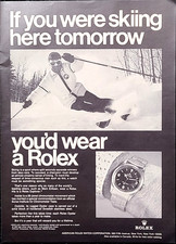 Rolex Explorer Original 1969 Vintage Print Ad...