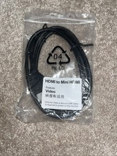 4 Ft HDMI to Mini HDMI Male to Male Cable HDTV 4K 60Hz 2K