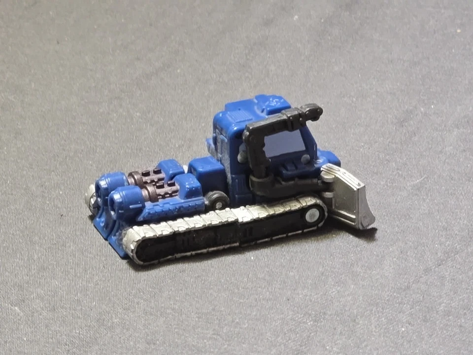 Transformers Armada Armorhide Rhinox Super Con Minicon 2003 Blue Snow Plow - Image 2 of 2