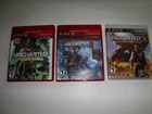 PS3 Uncharted Drake's Fortune, 2 Among Thieves, 3 Drake's Deception