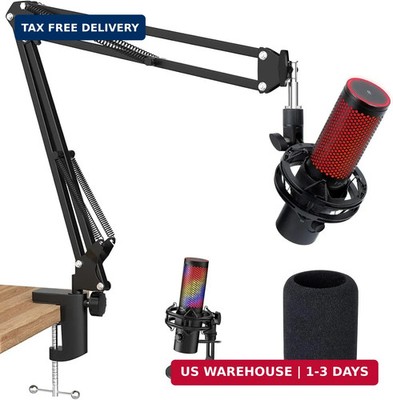QuadCast 2 Boom Arm, Mic Arm Microphone Arm for HyperX QuadCast 2 with HyperX Qu