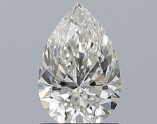 Cert. GIA 1.01 CT Pear Cut Natural Mined Diamond Loose J color SI1 clarity 3710.79 per carat