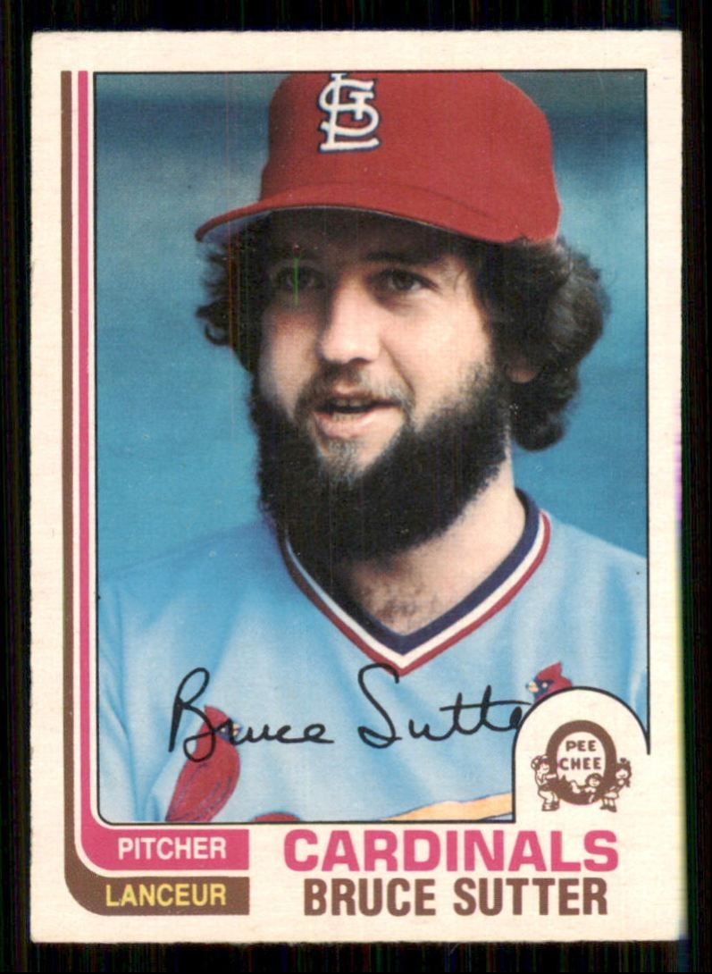 1982 O-Pee-Chee Bruce Sutter St. Louis Cardinals #260